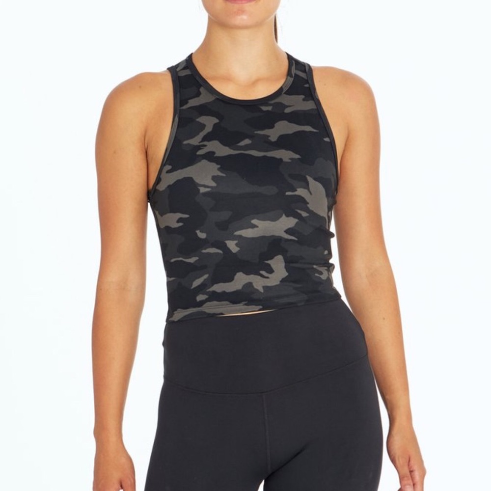 Black Lance Camo Mia Crop Tank